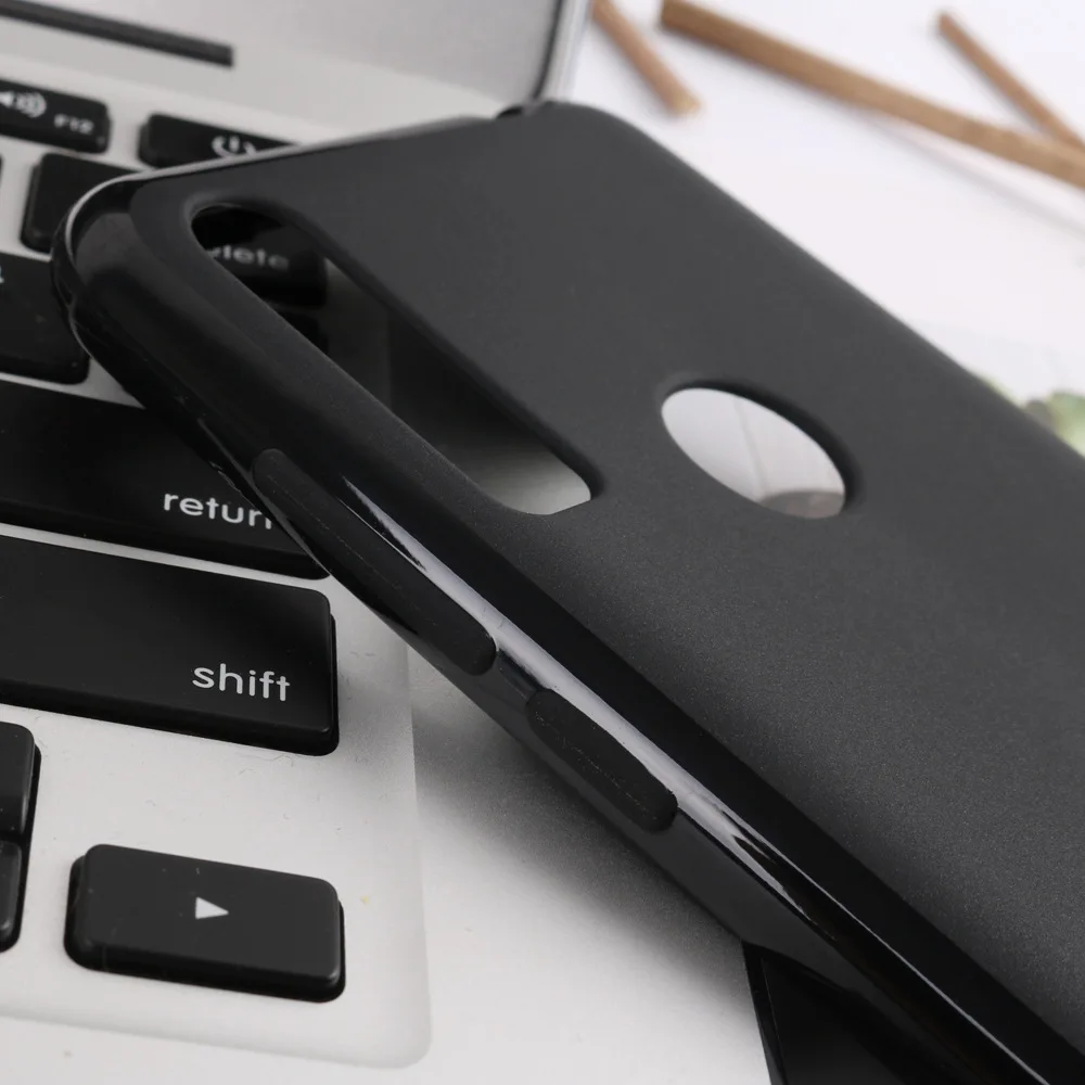 Простой Черный силиконовый чехол накладка для Alcatel Работает с любым оператором 1SE