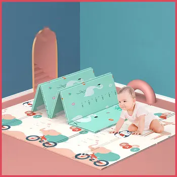 

Foldable Baby Play Mat Kid Rug Puzzle Infant Carpet Waterproof Early Education Gym Baby XPE Crawling Pad Rug Developing Mat
