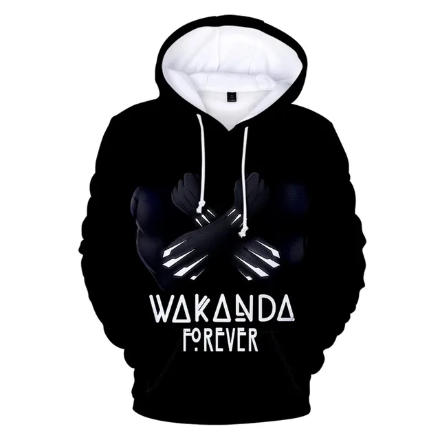 Hoodie Black Panther Chadwick Cool Sweatshirt 4