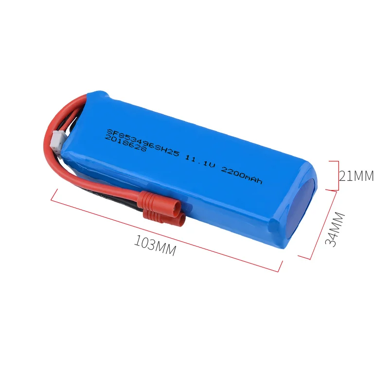 11.1V 2200mAh 30C Battery For BAYANGTOYS X16 X21 X22 Drone Yiqing SJRC X8 Quadcopter Spare Parts For RC Camera Drone Accessories