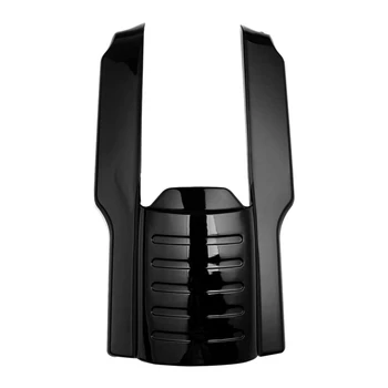 

7 inch Motorcycle Stretched Fender Extension Short Filler Cover for Touring Street Road Glide 1996-2008 Black