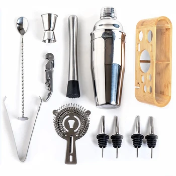 

Stainless Steel Cocktail Shaker Mixer Wine Martini Boston Shaker For Bartender Drink Party Bar Tools 750ML