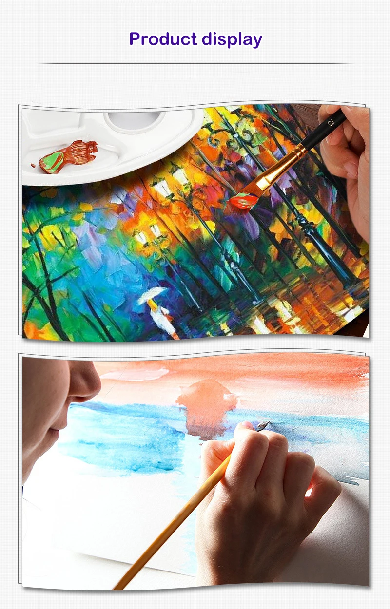 H& B 24 цвета профессиональная акриловая краска s Набор ручная краска ed 12 мл туба настенная DIY Краска водостойкая краска Peinture Acrylique Art