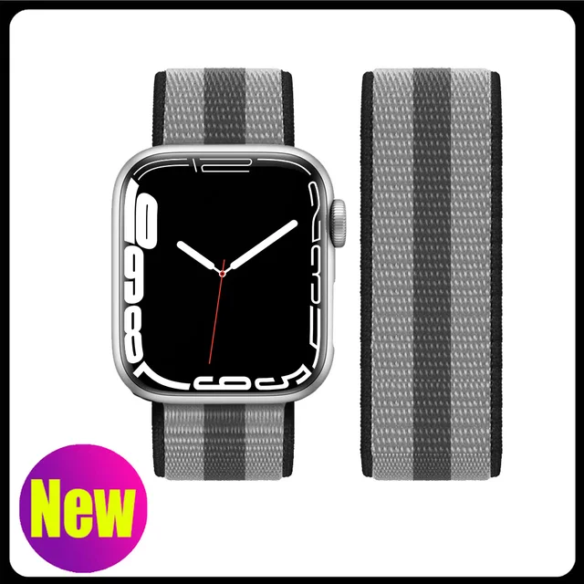 Nylon Strap for Apple Watch Band Series 765 45mm 41mm44mm 40mm  Smartwatch Watchband Belt Sport Bracelet on iWatch 4 3 42mm 38mm 76