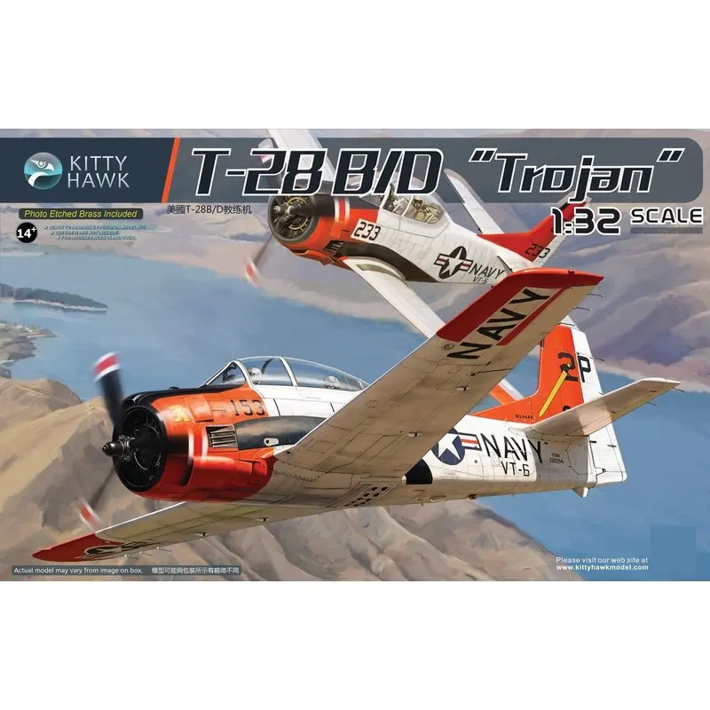 Kitty Hawk KH32014 1/32 T-28B/D "Троян"-набор моделей