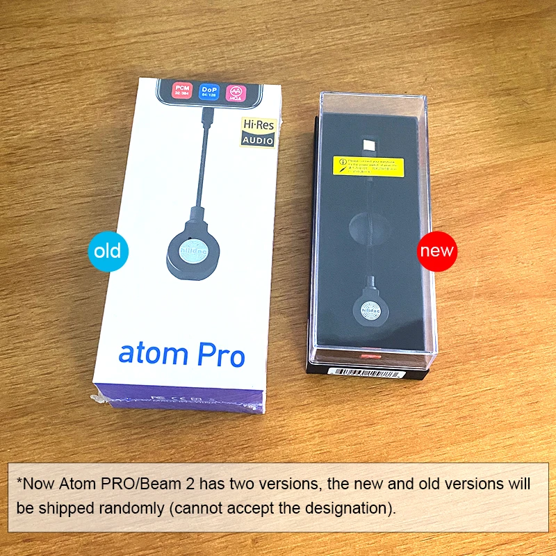Hilidac Audirect Atom Pro MQA ESS9218C Pro Lossless Portable Headphone Amplifier AMP USB DAC TYPE C Lightning PCM 32Bit 384kHz