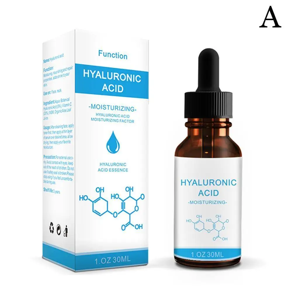 Hyaluronic Acid VC витамин C ретинол гиалуроновой кислоты стоковый раствор увлажняющий Сужающий поры Увлажняющий антивозрастной Сыворотка для лица - Вес нетто: Hyaluronic Acid