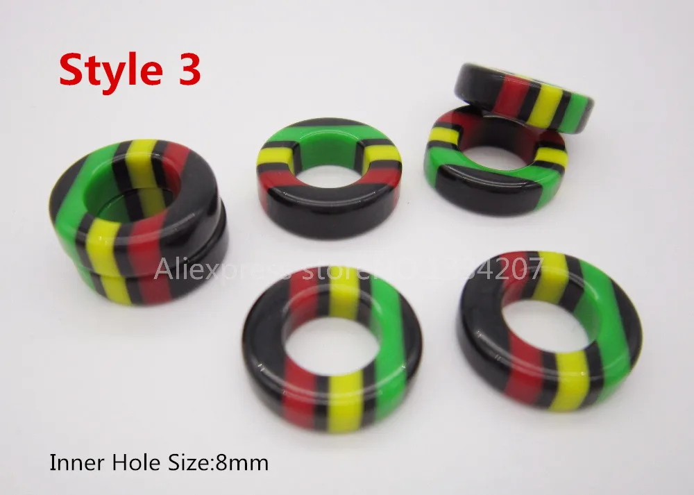 Crochet Braids 30Pcs-100pcs Multicoloured different styles Rasta hair braid dread dreadlock Beads rings accessories
