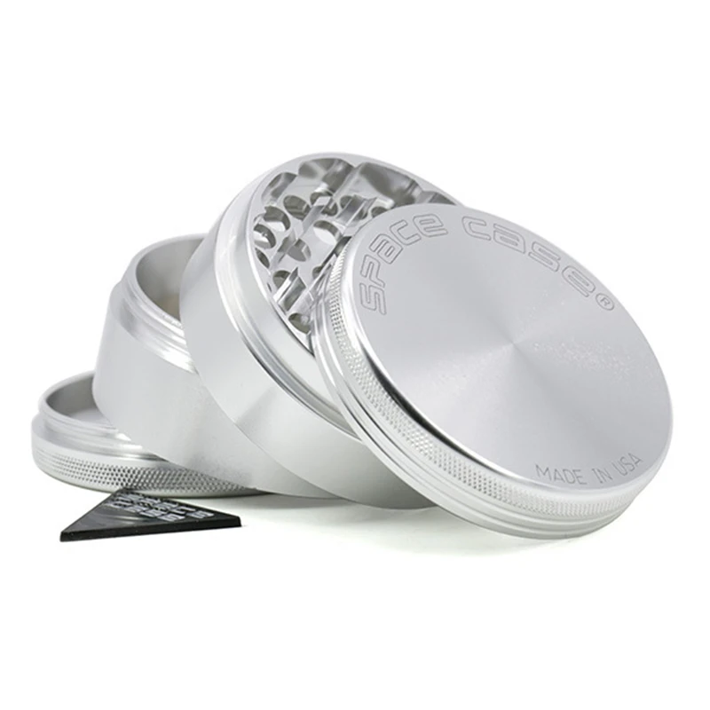 

Multifunction 60*50mm 4-layer Herbal Herb Tobacco Grinder Smoke Smokin Black Smoke Cigarette Accessories