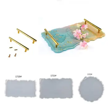 

Irregular Big Plate Resin Mold Oversized Fruit Disc Tray Resin Mold Transparent Flexible Silicone Molds Art Craft Tools