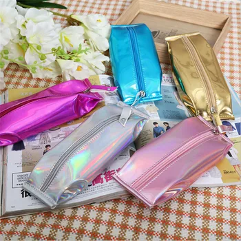 

1PC Fashion Women Lady Laser Silver Mini Coin Purse Wallet Zip Pouch Cosmetic Storage Bags Holder Female Coin Purse