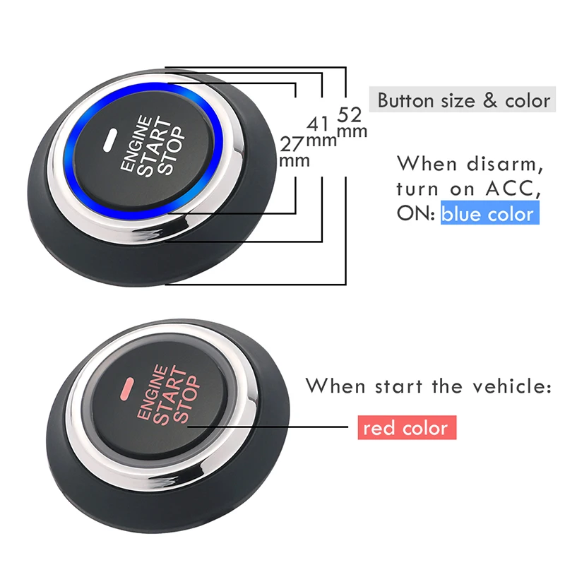 Ec002シリーズp2スタイル用easyguard交換用プッシュスタート