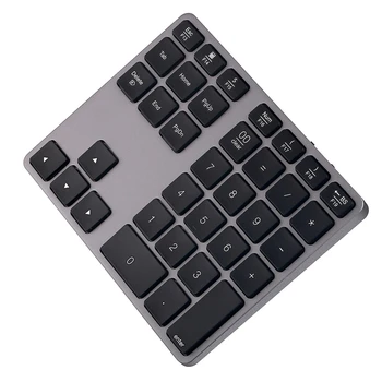 

Small-Size Alloy 35 Keys Bluetooth Wireless Numeric Keypad for Accounting Teller Laptop Notebook Tablets Digital Keyboard