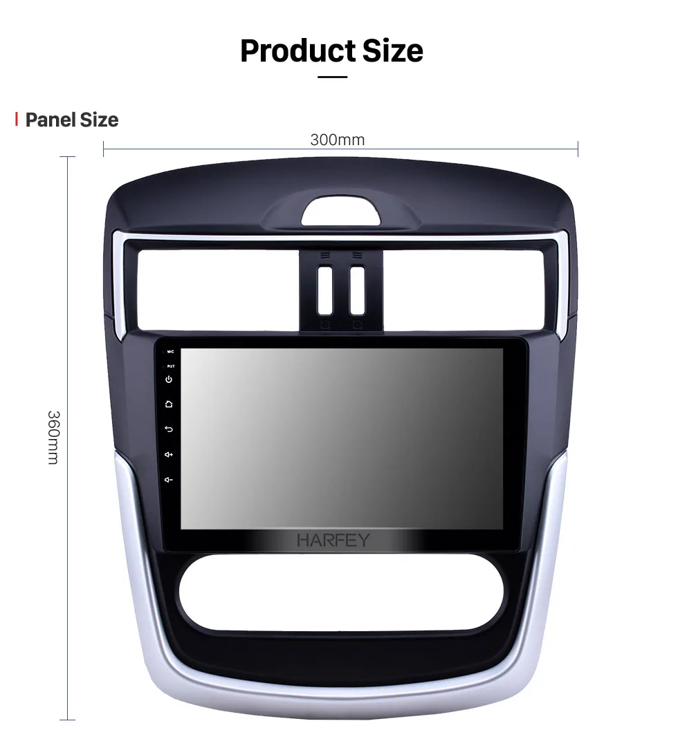 Discount Harfey Android8.1 Stereo Navi 9" Car Radio for Nissan Tiida 2016 2017 2018 Bluetooth WIFI HD GPS support Carplay DVR Rear camera 14