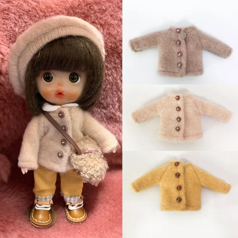 Ob11 однотонная детская одежда глиняная кукла 1/12 BJD ручная работа яйцо ГСК может
