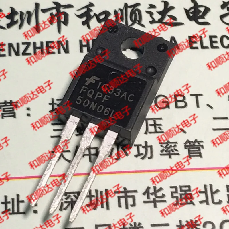 10 шт./лот FQPF50N06L Новый сток TO 220F 60V 32 6a|Интегральные схемы| |