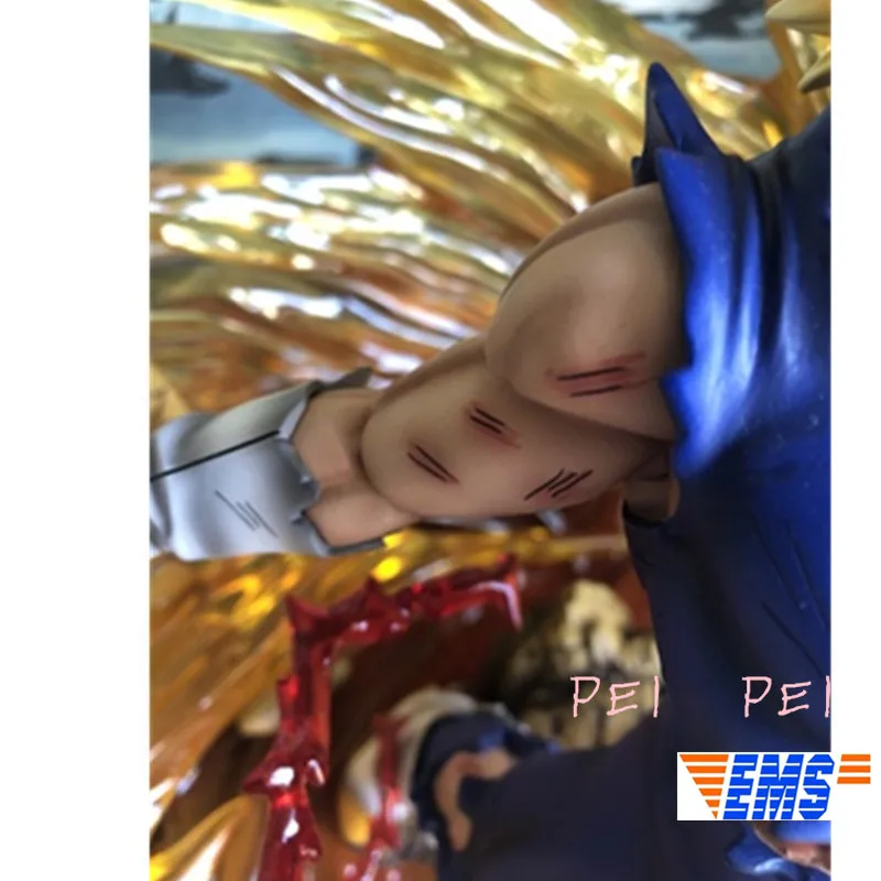 Статуя Dragon Ball Z super saiyan Majin Vegeta жеребьё полноразмерный портрет со светодиодной подсветкой бюст полимерный анимационная фигурка GK игрушка