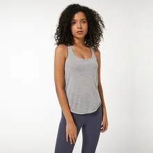 Спорта на открытом воздухе летняя Йога дышащий и быстросохнущий жилет Для женщин собрать противоударный для бега спортивные Тэнк-топы бюстгальтер свободные Фитнес Топы D19046