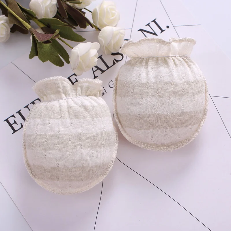 Gift Winter Gloves Warm Fleece Cute Boys Girls Hand Warmer For Newborn Baby  Protection Face Cotton Scratch Mittens