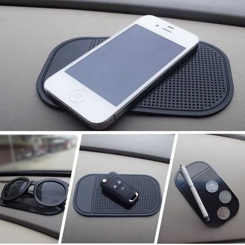 

2 Pcs/set Car Dashboard Sticky Pad Powerful Silicon Gel Magic Sticky Pad Anti Slip Non Slip Mat for Phone Car Accessories