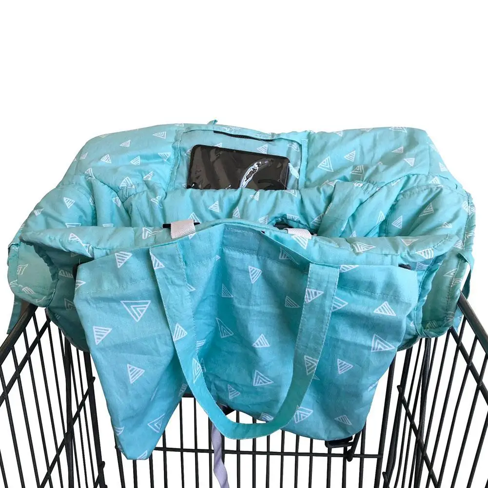 Портативная подушка для детской тележки, для супермаркета, для покупок, для обеденного стула, коврик для автомобиля, защитный коврик для детского сиденья