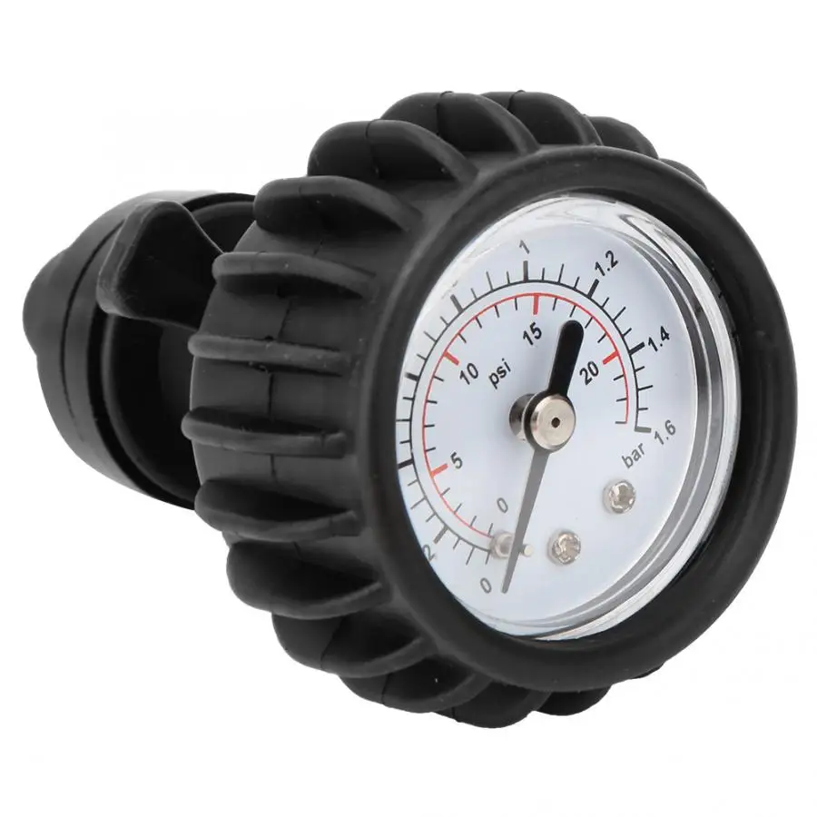 25PSI 1.6BAR Прочный портативный барометр датчик давления воздуха для надувной лодки плот каяк черный для гребли аксессуары для лодок