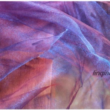 Светильник "Symphony" фиолетовый яркий шифрование сетка гладкий цвет модная сценическая ткань Креативный дизайн лазерная ткань для одежды