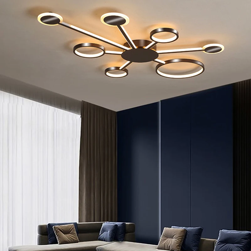 

Living room lamp led simple modern atmosphere home creative personality bedroom room warm and romantic ultra-thin ceiling lamp