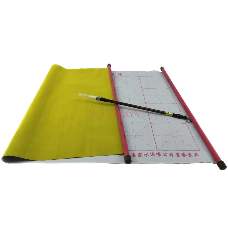 64*40cm 물 그림 서예 연습 모조 그림 마술 종이 롤링 천 반복 쓰기 마술 물 책 두껍게