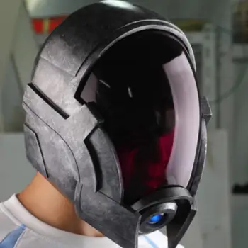 

MASS EFFECT 3 Tali Zorah LED Helmet With Arylic Visor Tali Mask Without Battery Andromeda Cosplay Mask Halloween Party Prop