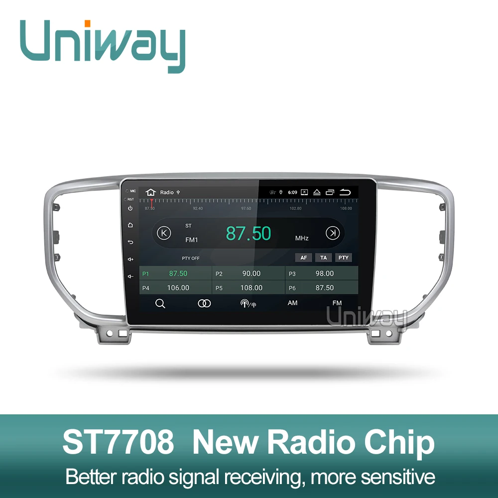 Uniway A19KX5 android 8,1 автомобильный dvd для kia sportage kx5 Автомобильный dvd Радио Стерео gps навигация с рулевым колесом