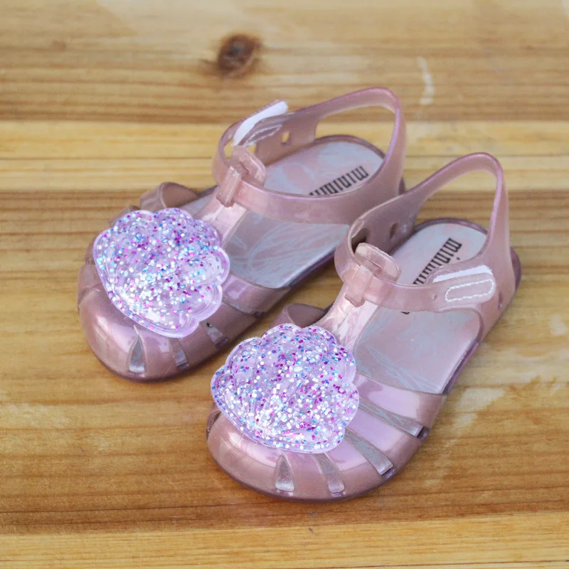 girls glitter jelly shoes