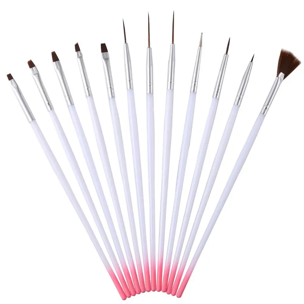 

Nail art brush pen Set Nail Dotting Drawing Polish Brushes With Storage Bag Nail art Decoration Tool