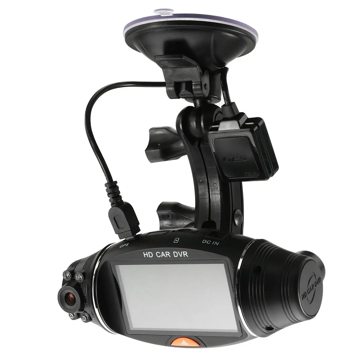 Full HD 720P 2," Автомобильный видеорегистратор с двумя объективами, gps камера с камерой заднего вида, камера ночного видения, видеорегистратор, g-сенсор, видеорегистратор, Автомобильный видеорегистратор s