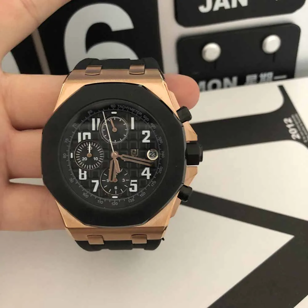 Часы DIDUN Мужские кварцевые роскошные брендовые стальные светящиеся деловые