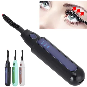 

Electric Eyelash Curler Long-Lasting Heated Curler Natural Eyelash Perming Tool 2 levels of temperature control Makeup Machine