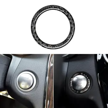 

Car Key Start Stop Interior Decoration Circle Cover Car Styling Fit For Mercedes