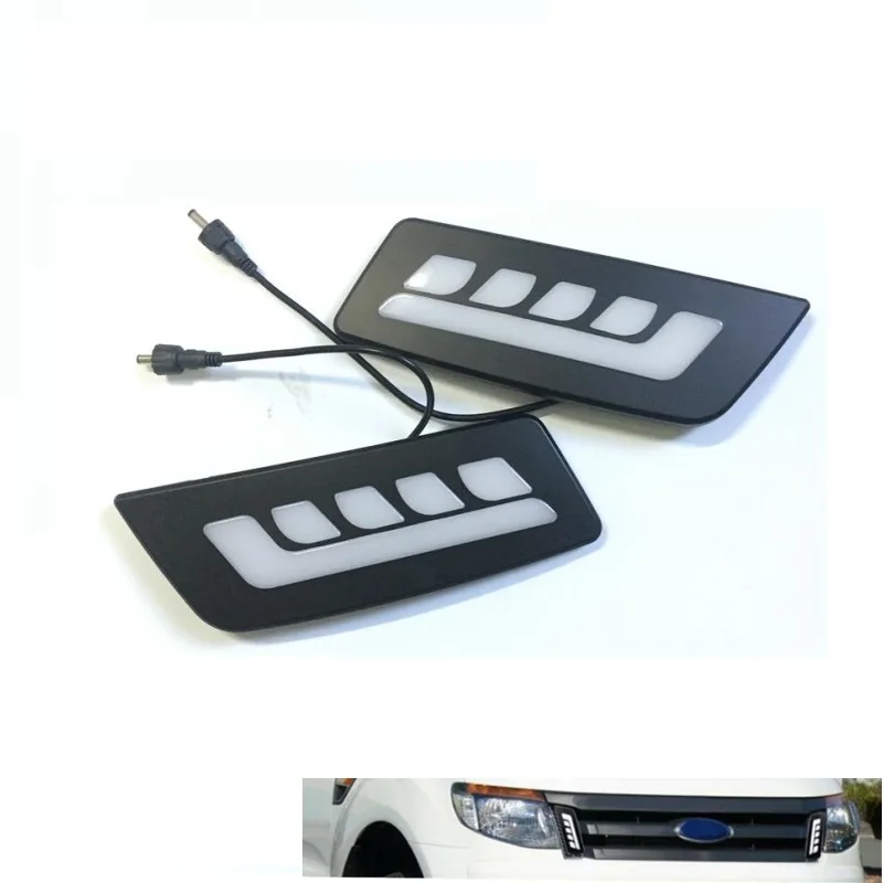 CITYCARAUTO светодиодная решетка дневного света подходит для Ranger 2012 2015 Led drl фара