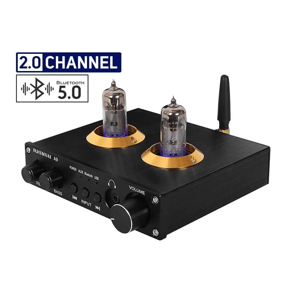 Ламповый предусилитель PJ.MIAOLAI 6K4 пылесос NE5532 AUX Bluetooth 5 0 USB RCA Hi-Fi стерео