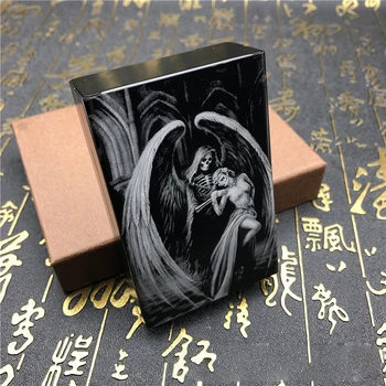 

Metal Cigarette Case Box With Laser Printing Storage Holder Availabel Picture Waterproof Moistureproof Fashion Outdoor Good