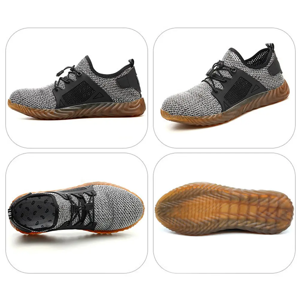 Новая теннисная обувь со стальным наконечником, защитная обувь для мужчин, анти-пирсинг, износостойкая, BF88