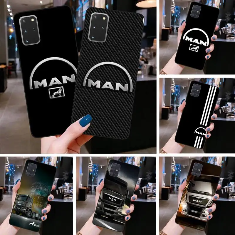 Чехол для телефона с логотипом Man Trucks Samsung Galaxy S21 Plus Ultra S20 FE M11 S8 S9 plus S10 5G lite 2020 |
