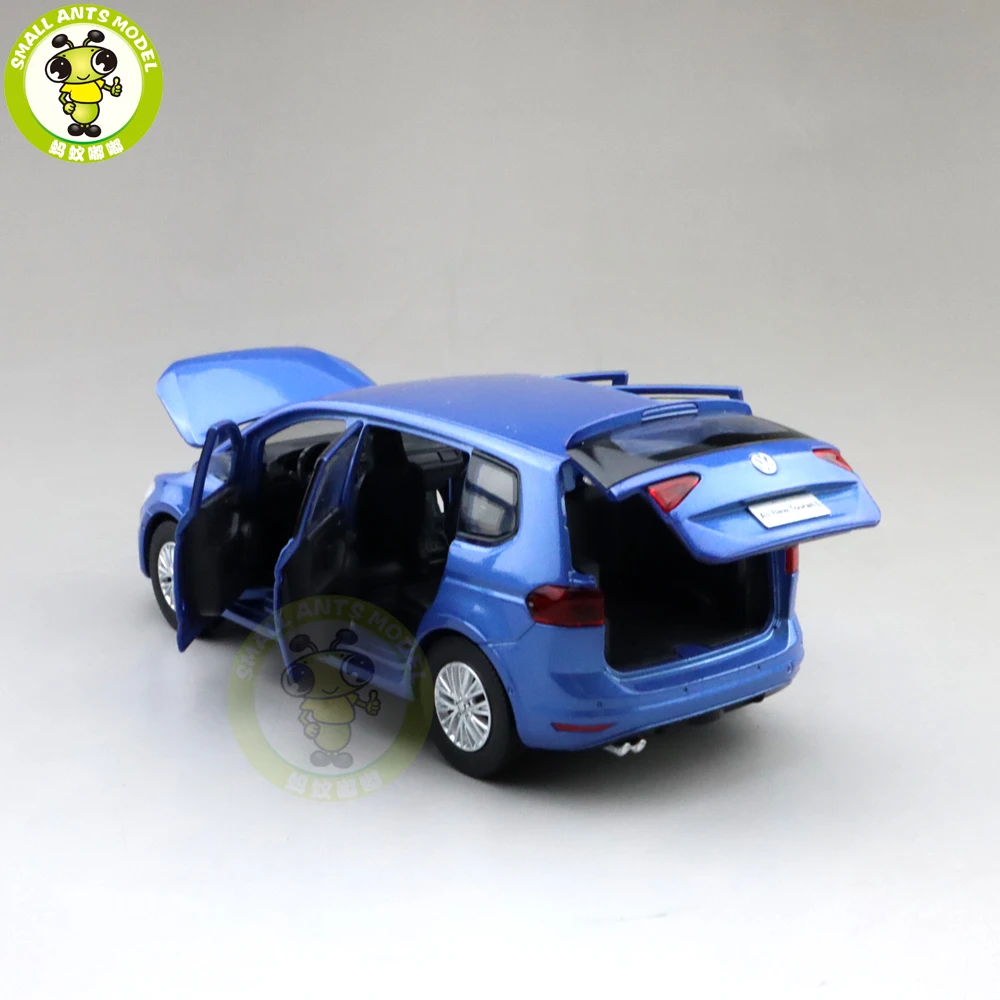 1/32 Jackiekim TOURAN MPV VAN Diecast Модель автомобиля игрушки Детский звуковой светильник подарок