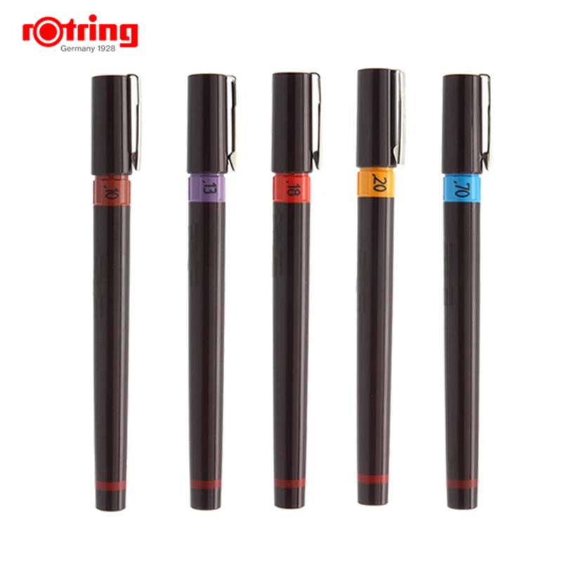 Rotring Isograph pen Porous-point refilled ink drawing pen 0.1mm-1.0mm  needle hook line pen 1 piece