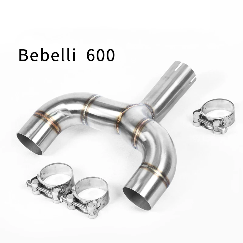 Для Бенелли 600 выхлопных газов весь комплект трубы мото глушитель выхлопной трубы подключения труба среднего звена под сиденьем слипоны Для Бенелли 600