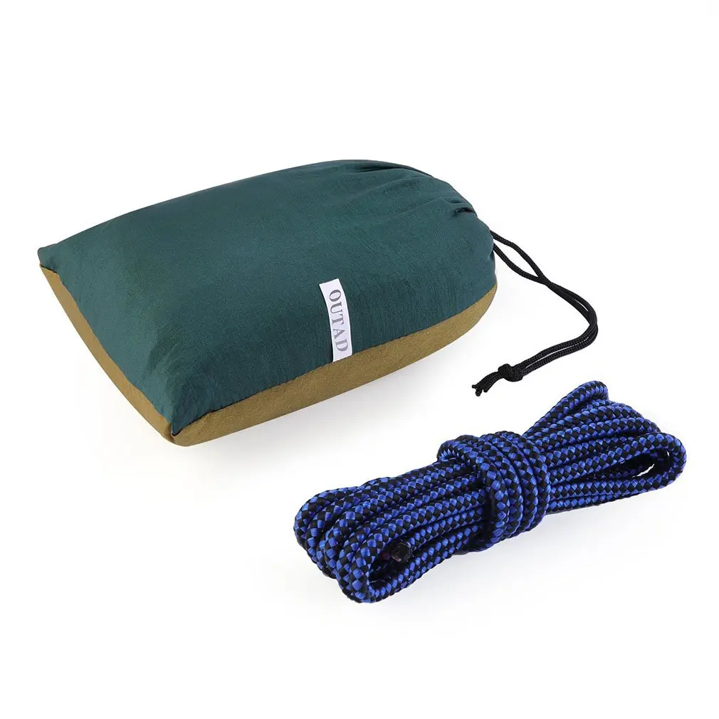 

Portable Outdoor Camping Swing Hammock High Strength Parachute Fabric Hanging Bed Hunting Sleeping Swing