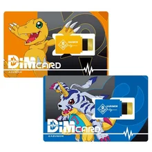 Bandai – Bracelet de la série Digimon Adventure, jouet de figurines d'action mignonnes, DIM EX Agumon Gabumon