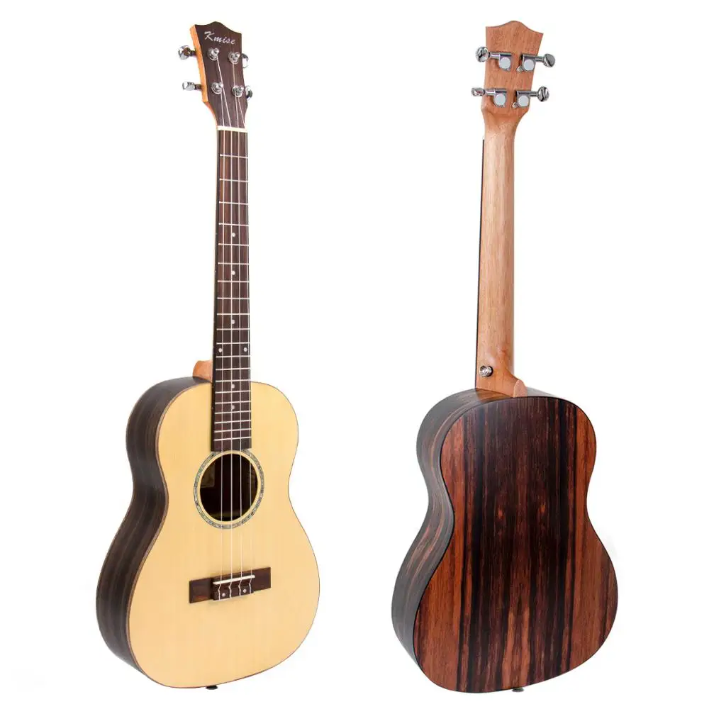 Kmise Baritone Гавайские гитары укулеле твердая ель 30 дюймов Ukelele Uke 4 струны Гавайские гитары