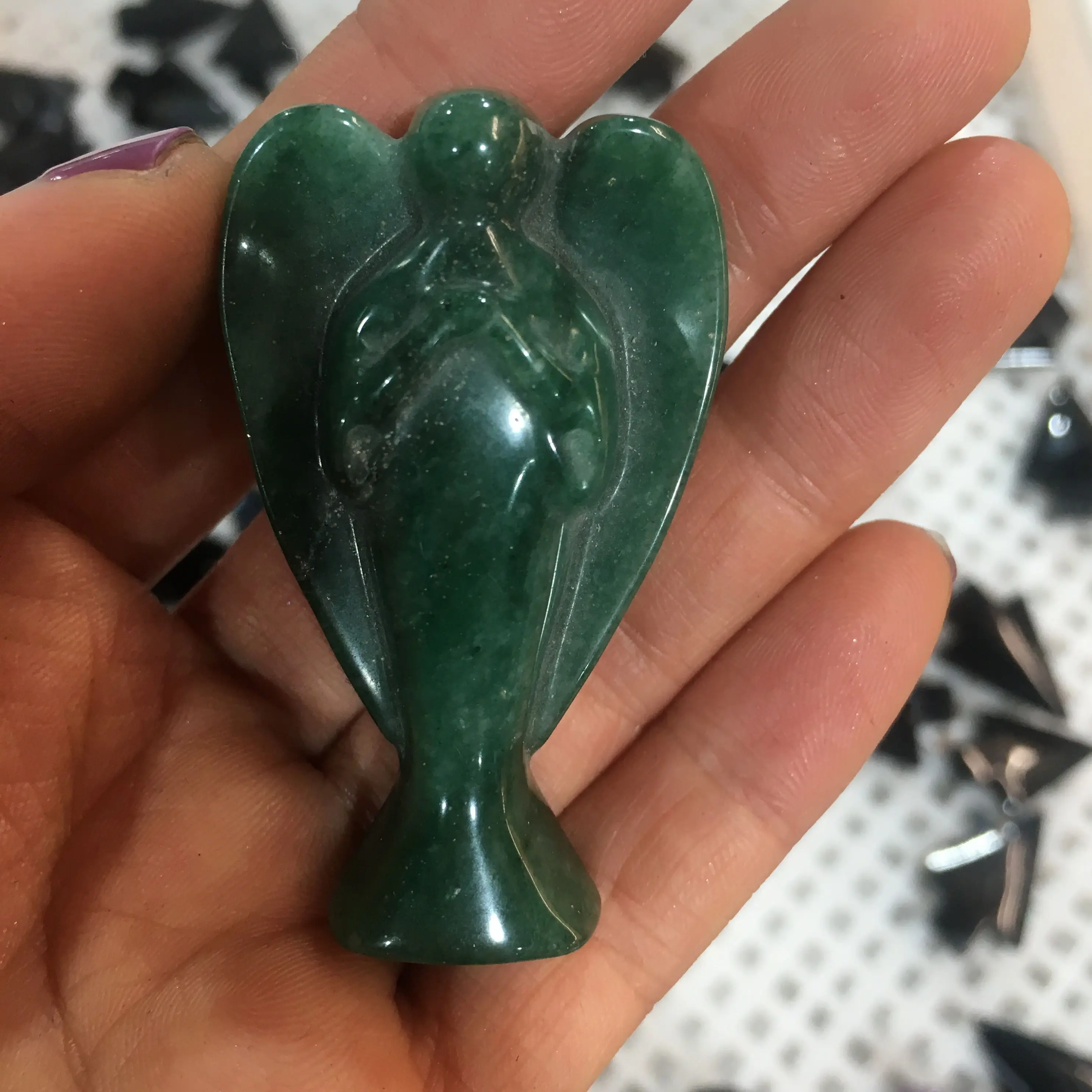 

1pcs China 's Dongling jade sculpture of the statue of an angel