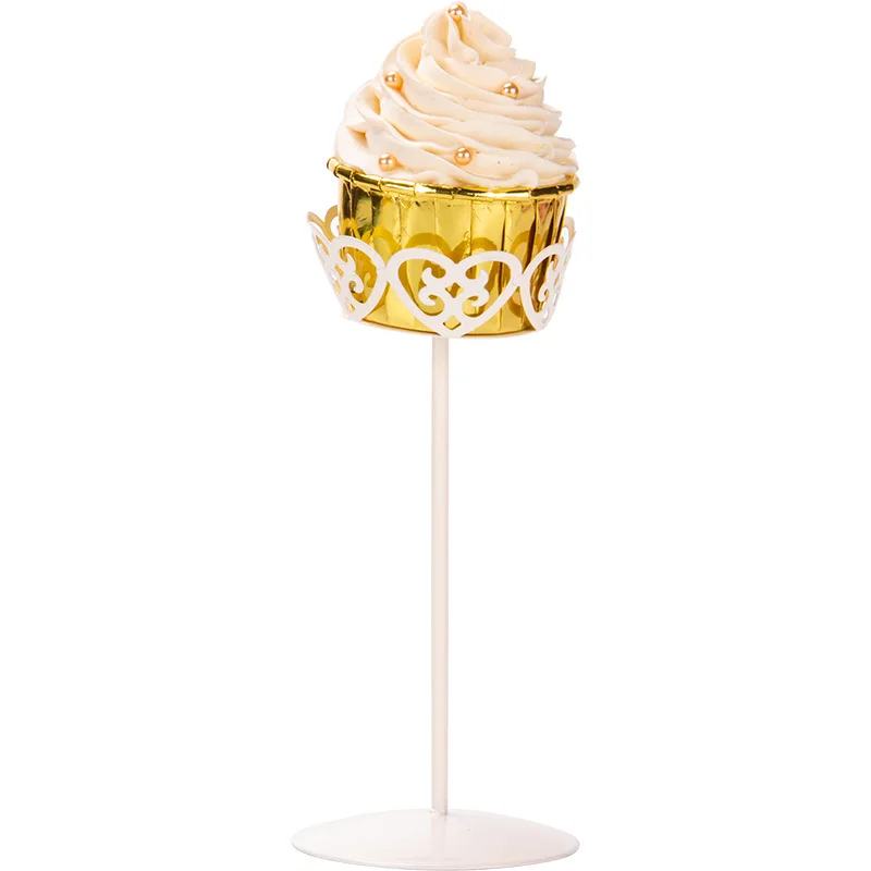 1pc Single high-sputage cupcake display fruit snack Wedding/Birthday Party Dessert Table Cake Rack Cupcake cake decoration